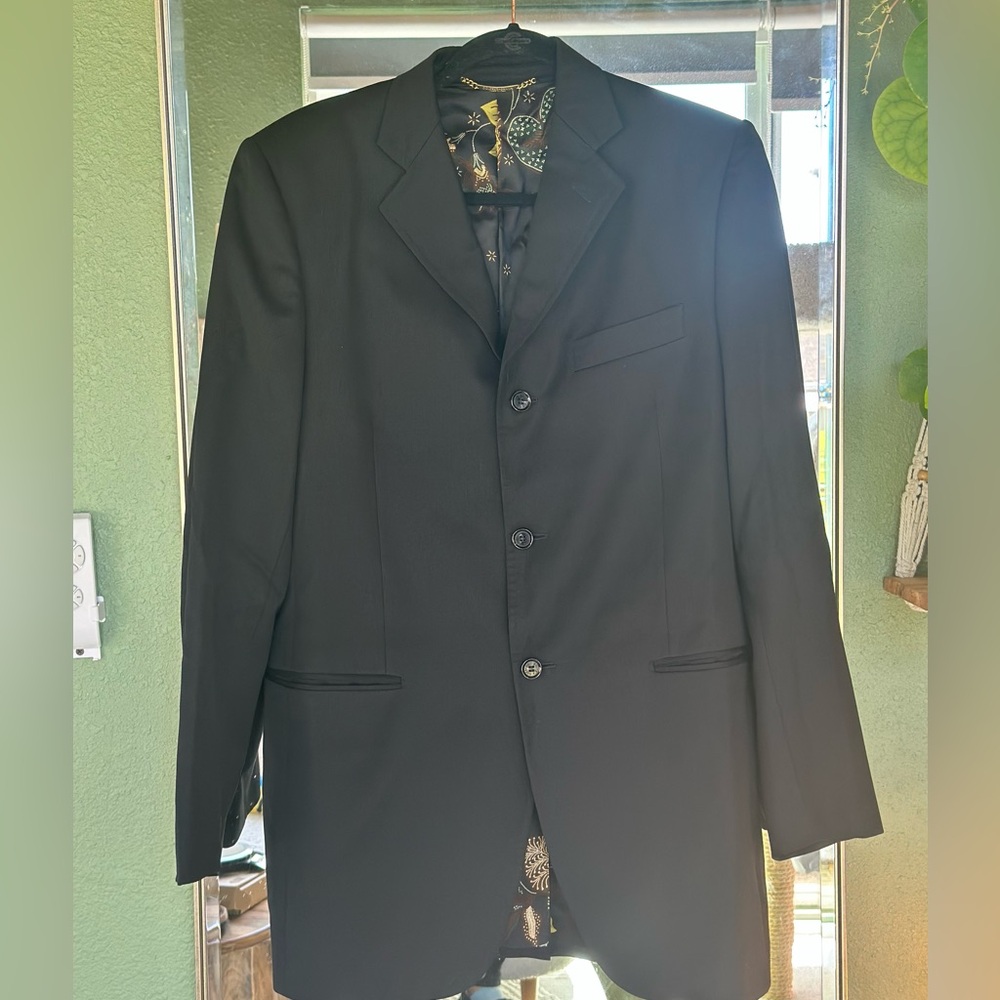 DOLCE&GABBANA 100% Virgin Wool Black Blazer 🐑
